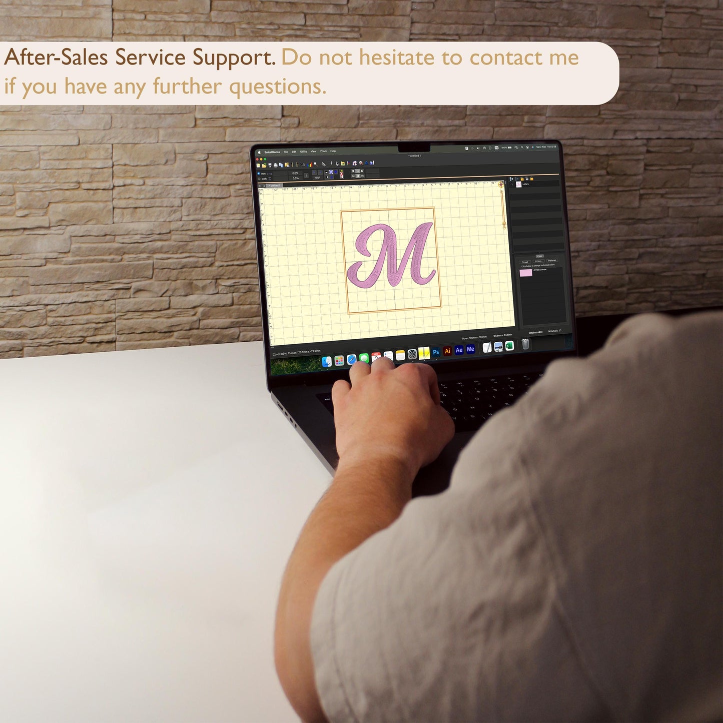 Steelfish 3D Puff Native BX Embroidery Font – Foam Alphabet (9 Sizes)