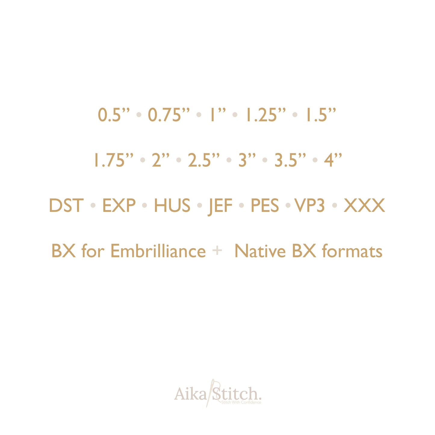 Luno Basic Rounded Embroidery Font | Native BX Included
