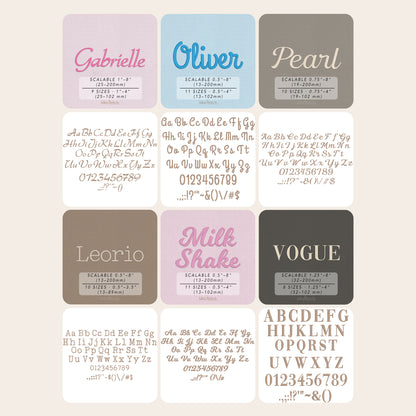 Bundle 12 Luxury Embroidery Fonts