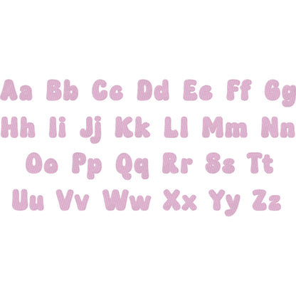 Amy BX Embroidery Font - Fill Stitch Alphabet (9 Sizes)