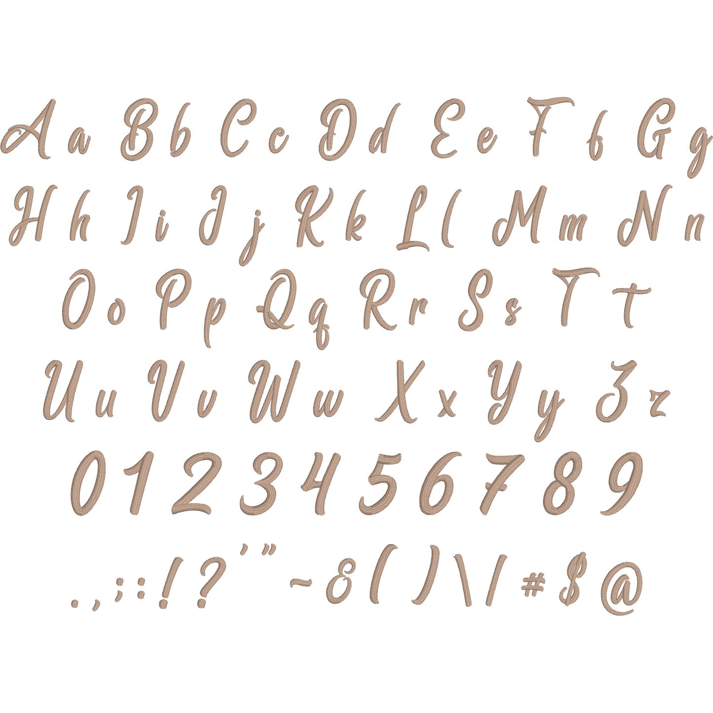 Ballmain Script Handwritten Embroidery Font | Native BX Included