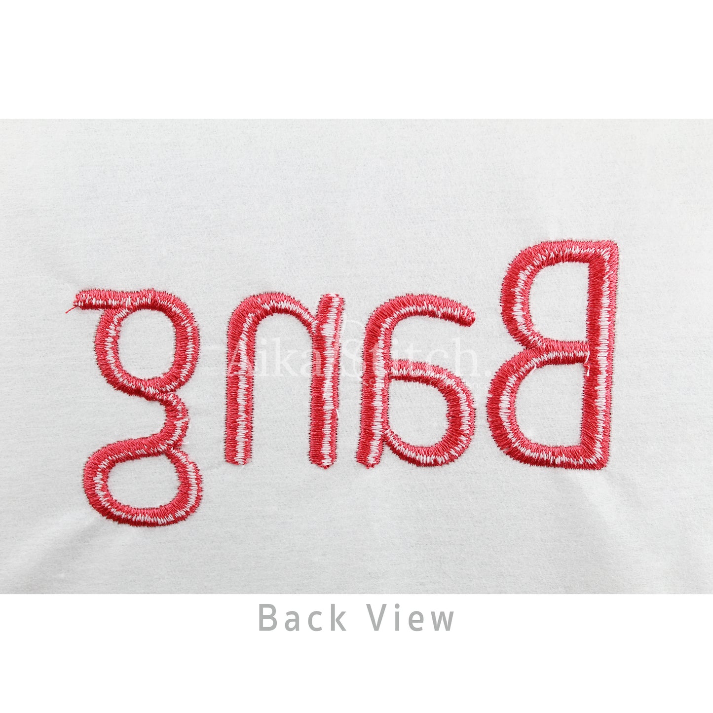 Bang Simple Modern Embroidery Font | Native BX Included