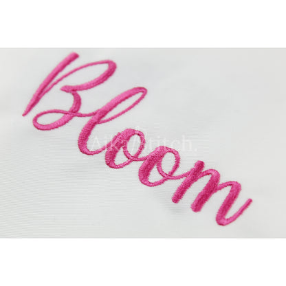 Cailyn Bloom Script Handwritten Embroidery Font | Native BX Included