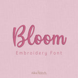 Cailyn Bloom Script Handwritten Embroidery Font | Native BX Included