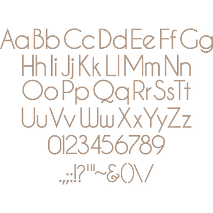 Caviar Basic Modern Embroidery Font | Native BX Included