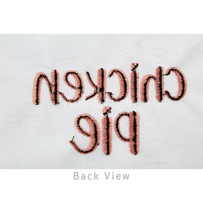 Chicken Pie Handwritten Calligraphy Embroidery Font | Native BX Included