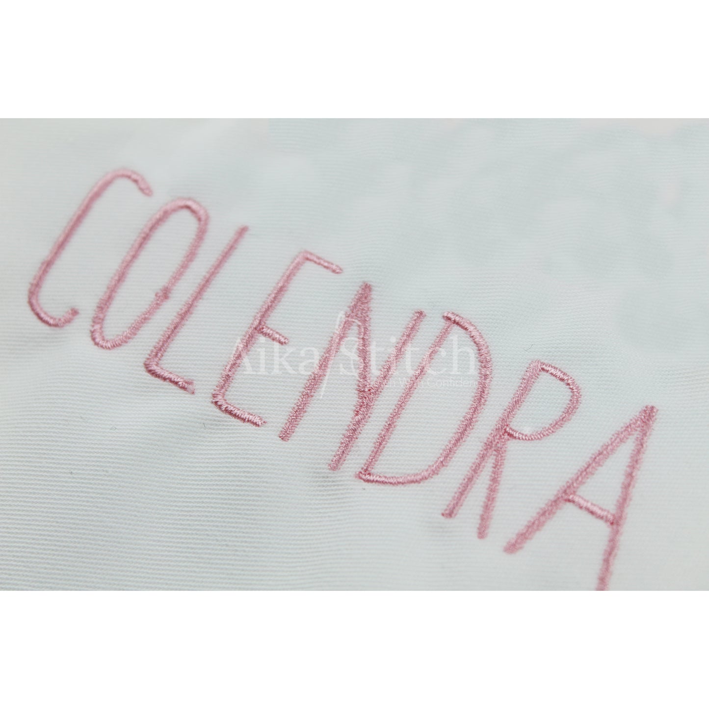 Colendra Handwritten Script Embroidery Font | Native BX Included