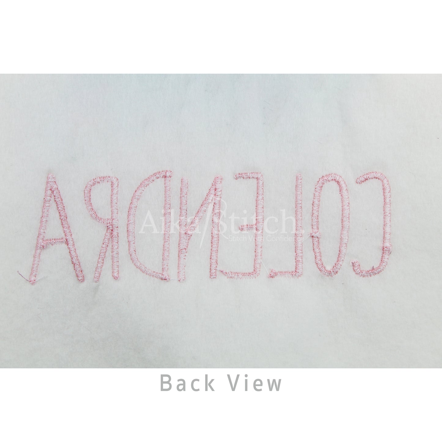 Colendra Handwritten Script Embroidery Font | Native BX Included