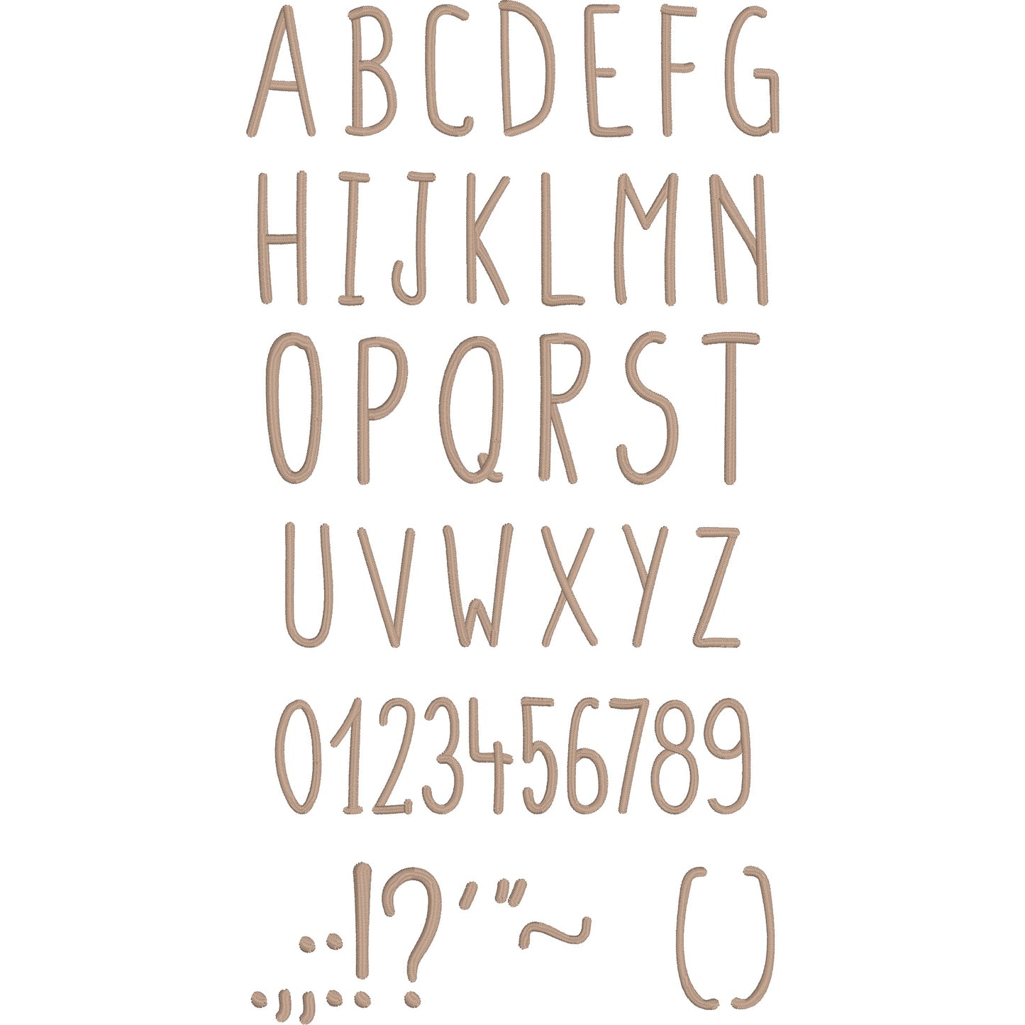 Colendra Handwritten Script Embroidery Font | Native BX Included
