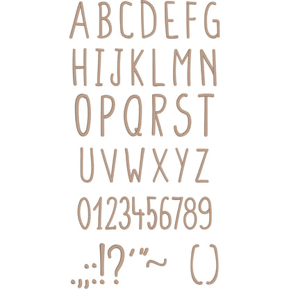 Colendra Handwritten Script Embroidery Font | Native BX Included
