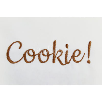Cookie Script Cursive Embroidery Font | Native BX Included