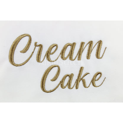 Cream Cake Elegant Script Embroidery Font | Native BX Included