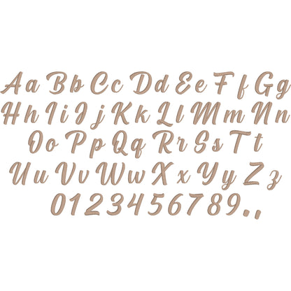 Cream Cake Elegant Script Embroidery Font | Native BX Included