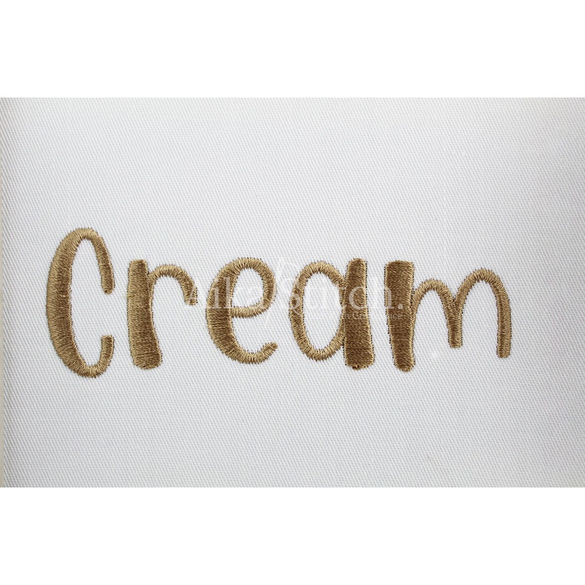 Cream Elegant Script Embroidery Font | Native BX Included