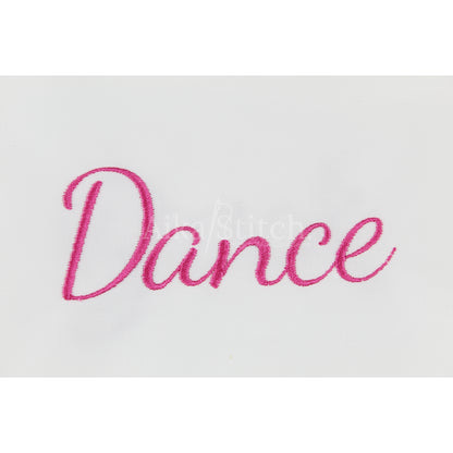 Dance Script Calligraphy Embroidery Font | Native BX Included