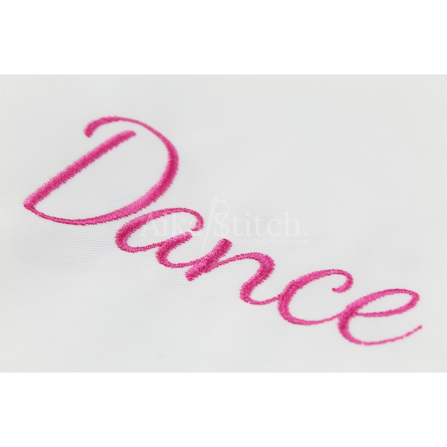Dance Script Calligraphy Embroidery Font | Native BX Included
