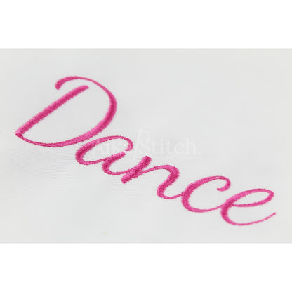 Dance Script Calligraphy Embroidery Font | Native BX Included