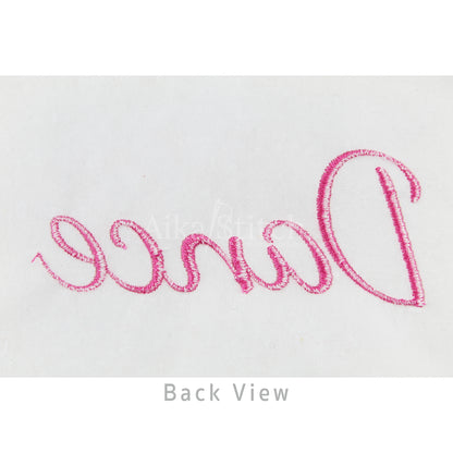 Dance Script Calligraphy Embroidery Font | Native BX Included