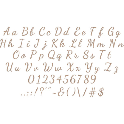Dance Script Calligraphy Embroidery Font | Native BX Included