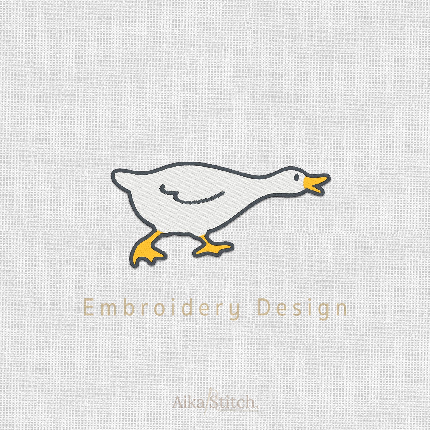 Duck Will Bite You Clipart Embroidery Design - 6 sizes