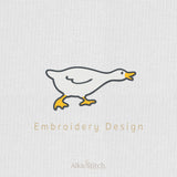 Duck Will Bite You Clipart Embroidery Design - 6 sizes
