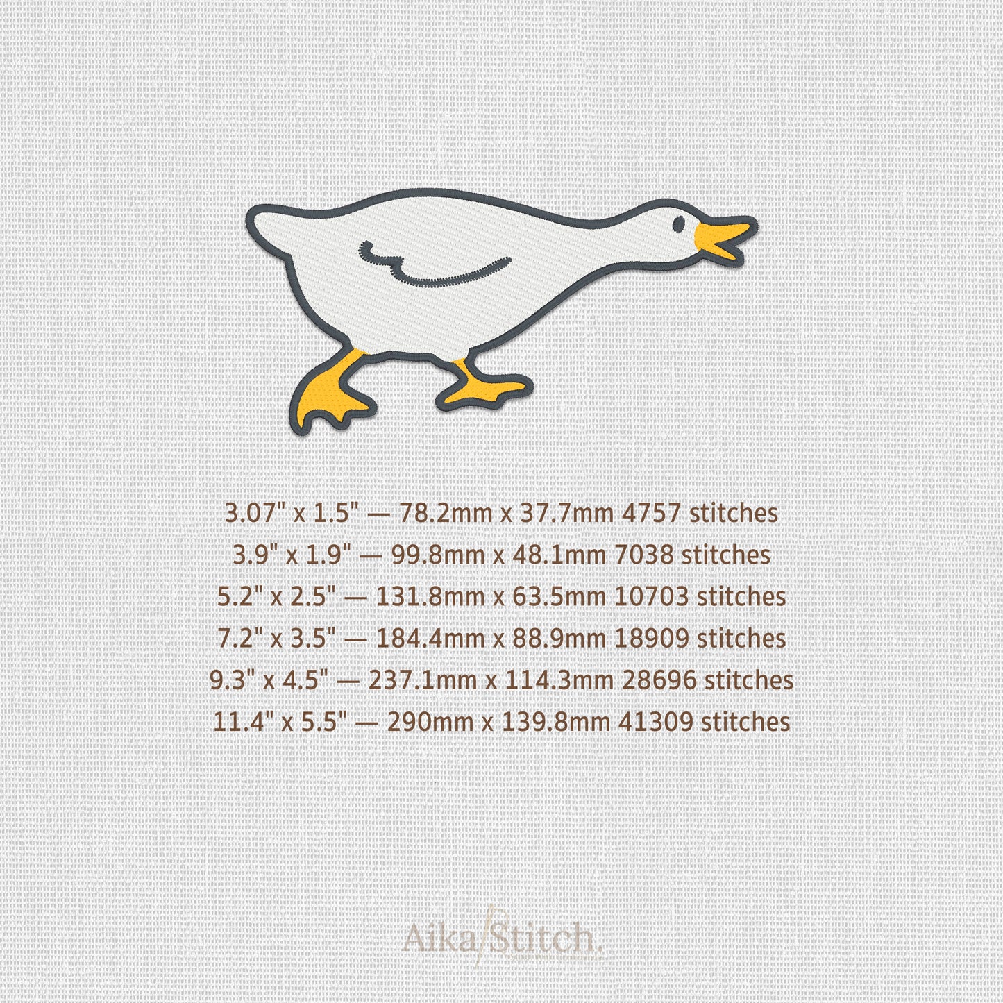 Duck Will Bite You Clipart Embroidery Design - 6 sizes