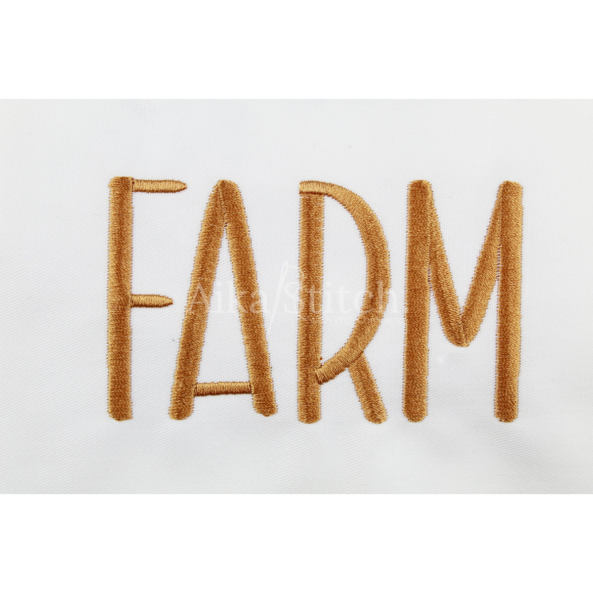 Farm Modern Display Embroidery Font | Native BX Included