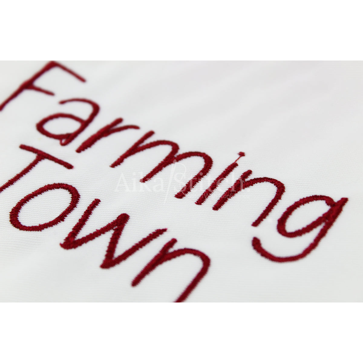 Farming Town Handwritten Calligraphy Embroidery Font | Native BX Included