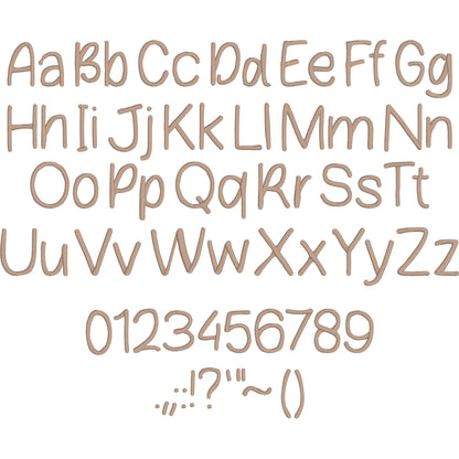 Farming Town Handwritten Calligraphy Embroidery Font | Native BX Included