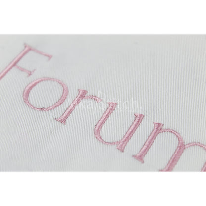 Forum Basic Modern Embroidery Font | Native BX Included