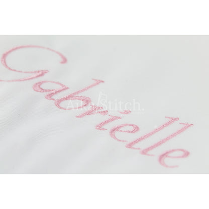 Gabrielle Script Calligraphy Embroidery Font | Native BX Included