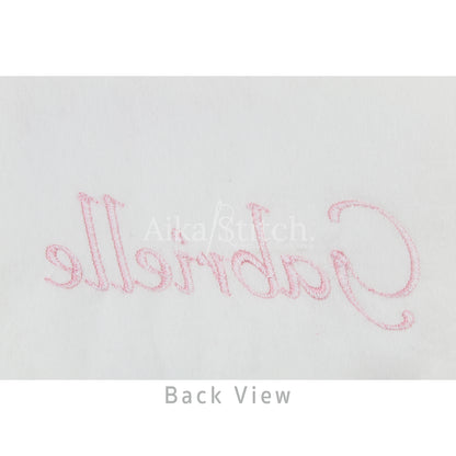 Gabrielle Script Calligraphy Embroidery Font | Native BX Included