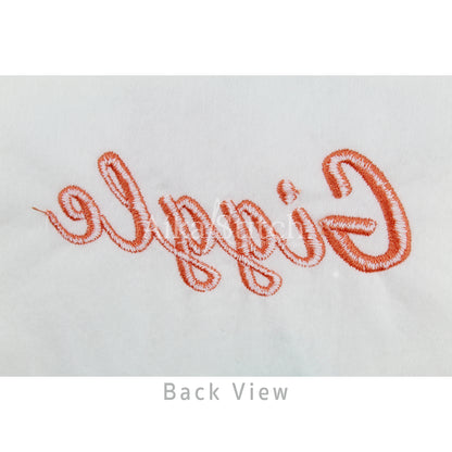 Giggle Script Cursive Embroidery Font | Native BX Included