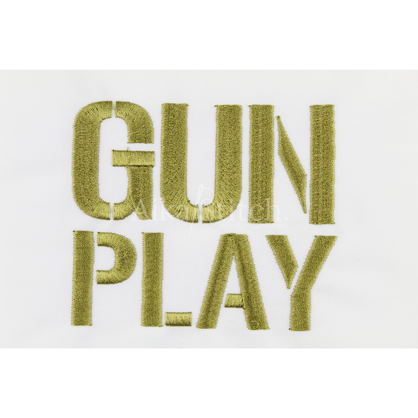 Gun Play Stencil Army Embroidery Font | Native BX Included