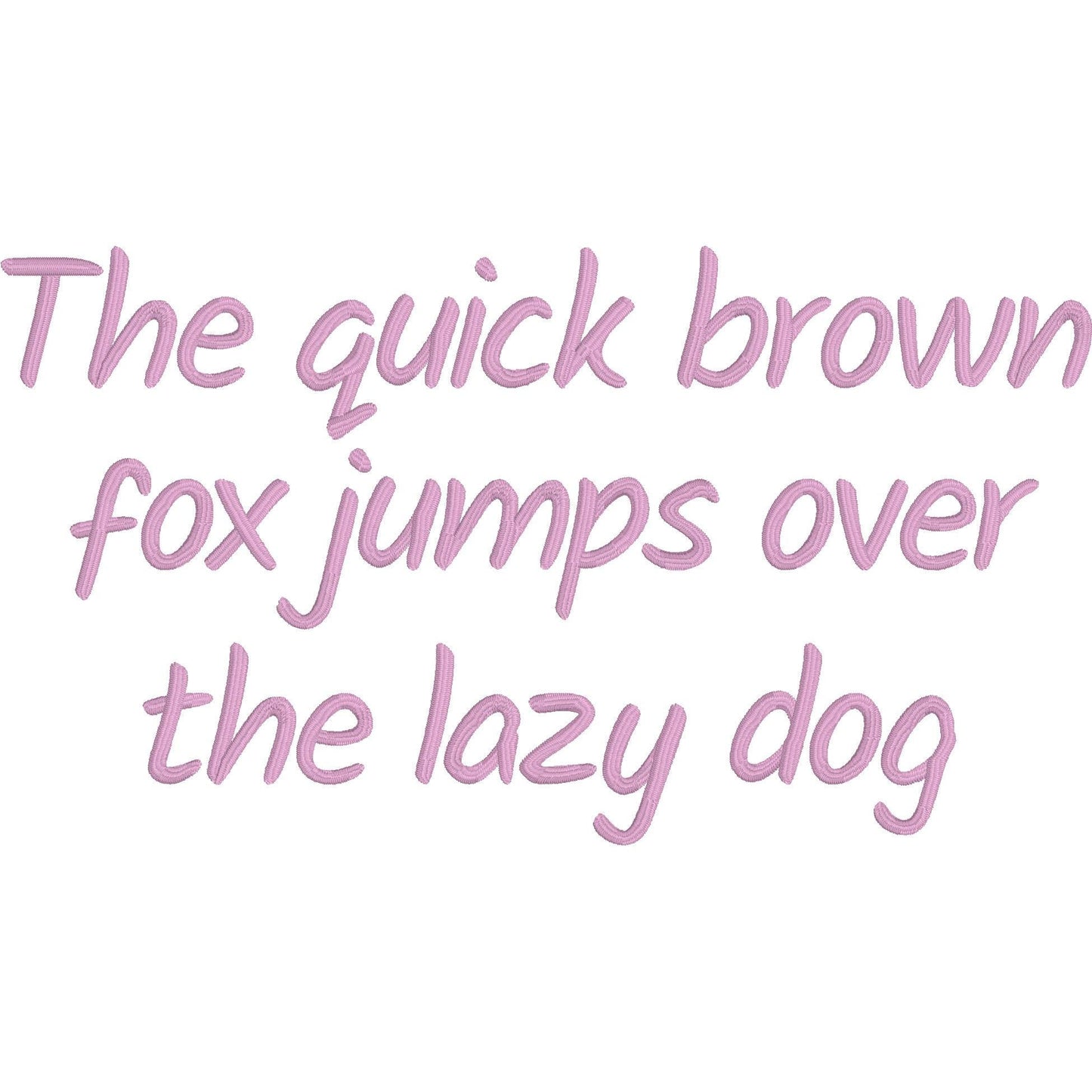 Kalam Native BX Embroidery Font - Satin Stitch Alphabet (6 Sizes)