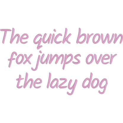 Kalam Native BX Embroidery Font - Satin Stitch Alphabet (6 Sizes)