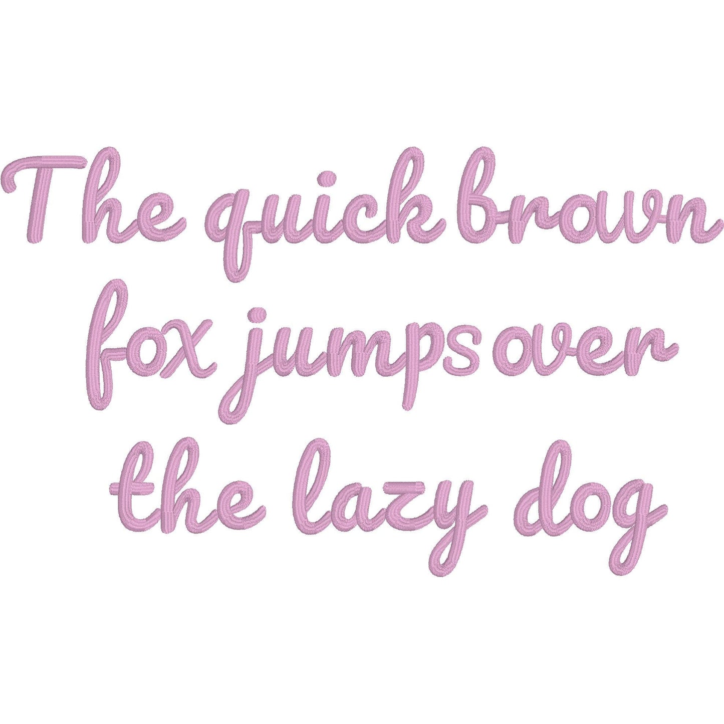 Pacifico Native BX Embroidery Font - Satin Stitch Alphabet (6 Sizes)