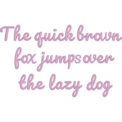 Pacifico Native BX Embroidery Font - Satin Stitch Alphabet (6 Sizes)