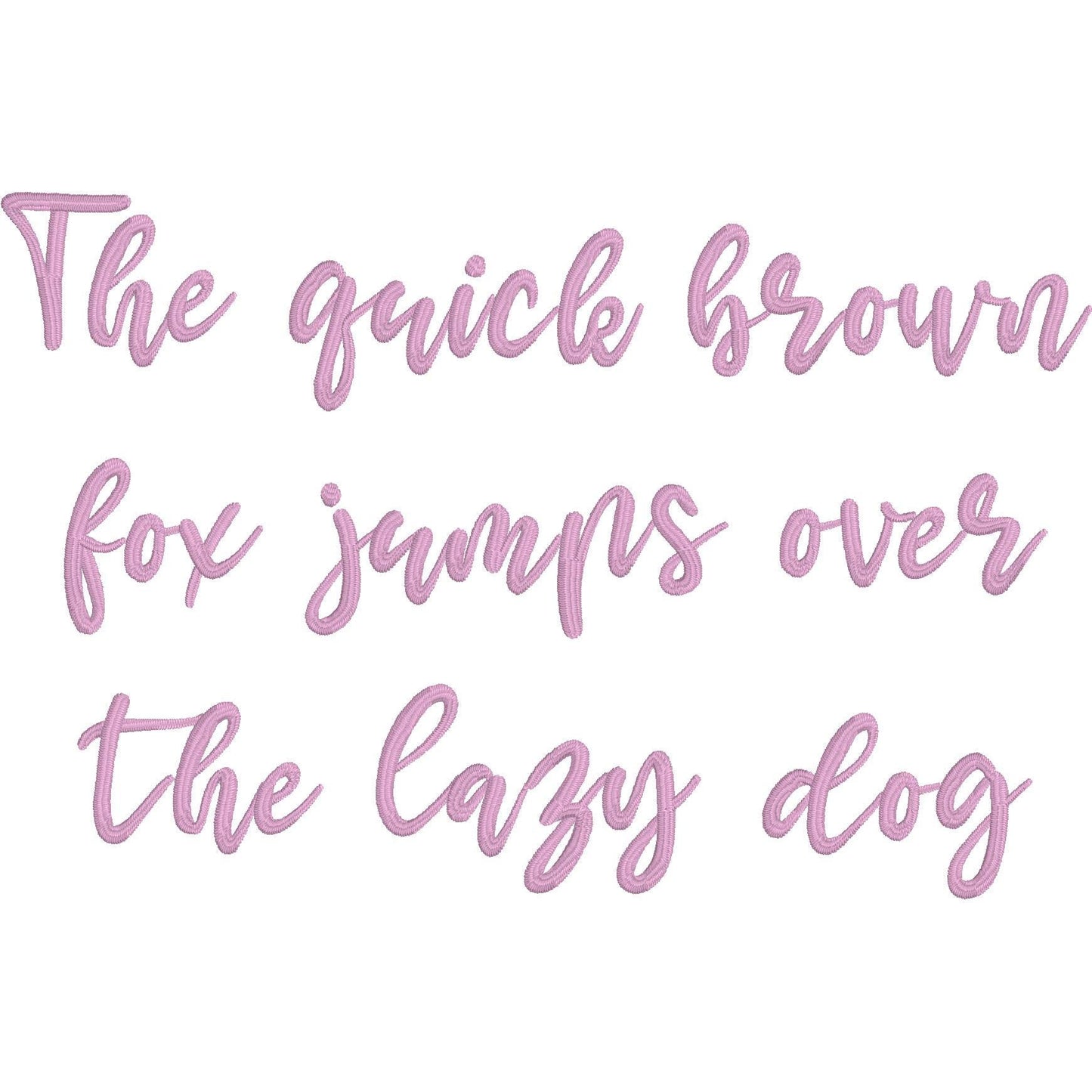 Mama Native BX Embroidery Font - Satin Stitch Alphabet (5 Sizes)