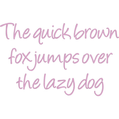 Angelina Native BX Embroidery Font - Satin Stitch Alphabet (10 Sizes)