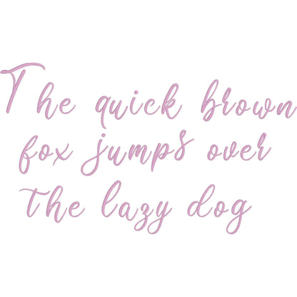 Clarissa Native BX Embroidery Font - Satin Stitch Alphabet (5 Sizes)