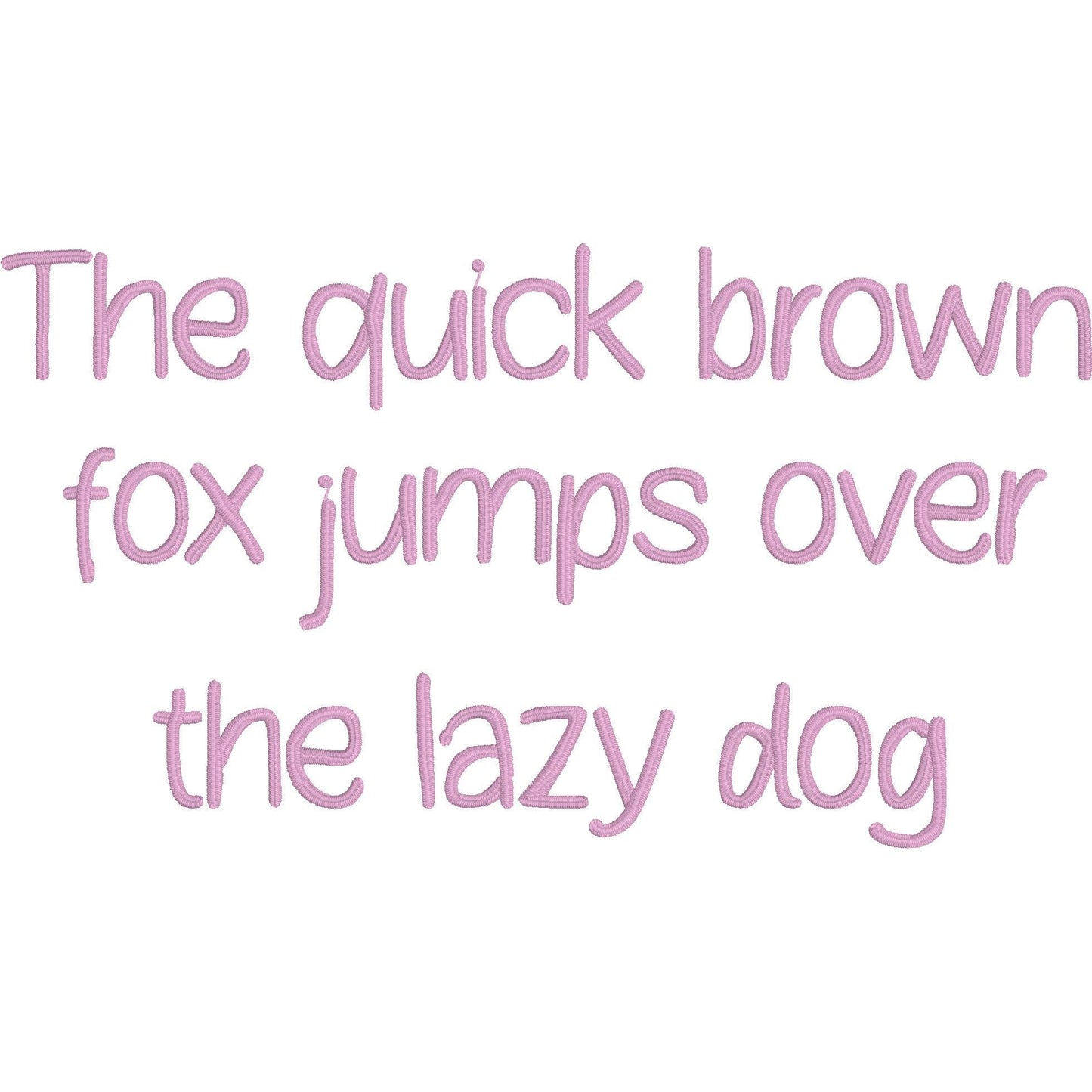 Farming Native BX Embroidery Font - Satin Stitch Alphabet (6 Sizes)