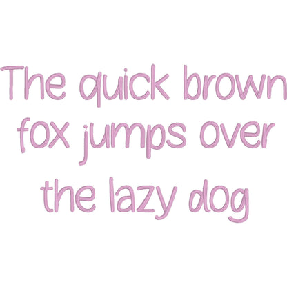 Farming Native BX Embroidery Font - Satin Stitch Alphabet (6 Sizes)