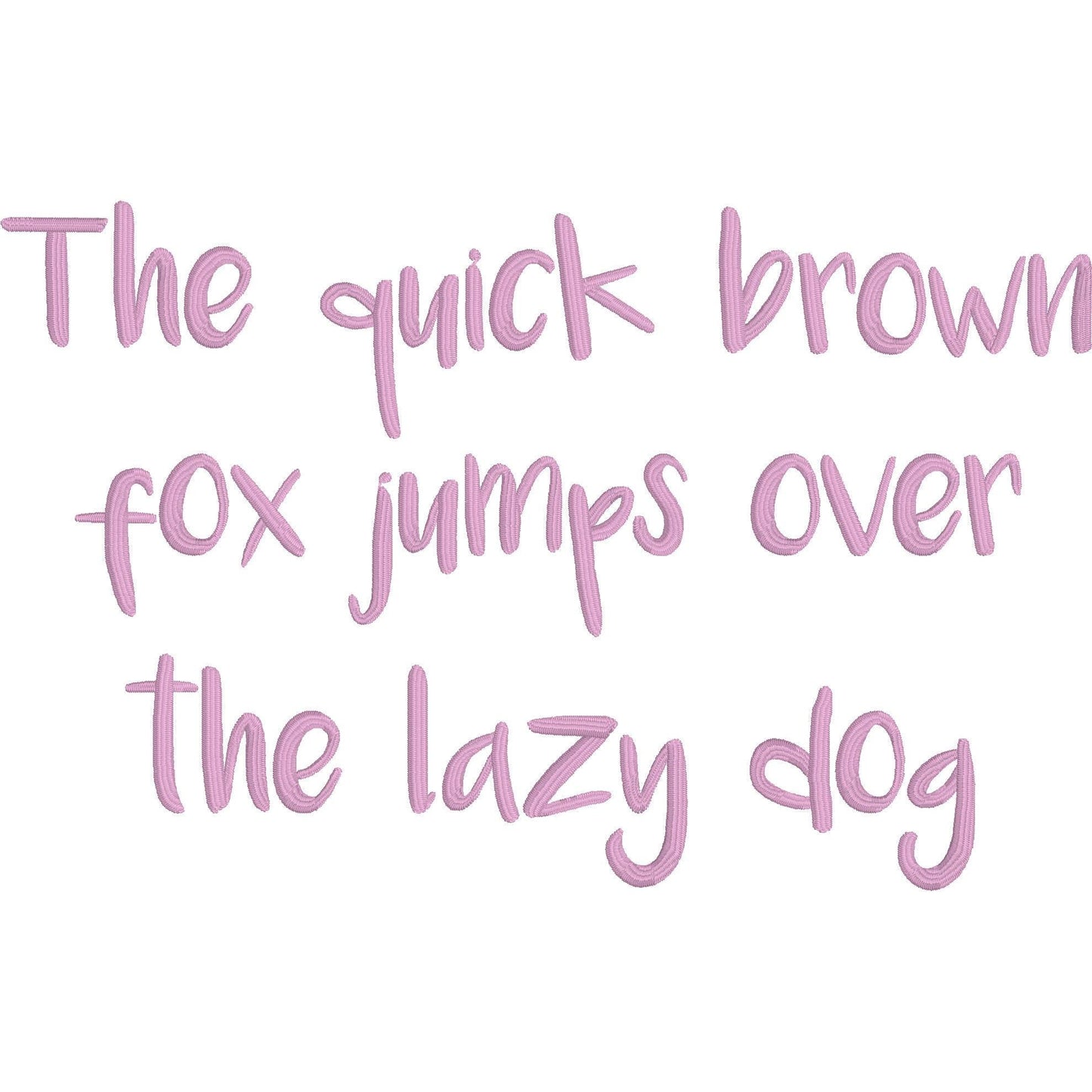 Luna Native BX Embroidery Font - Satin Stitch Alphabet (6 Sizes)