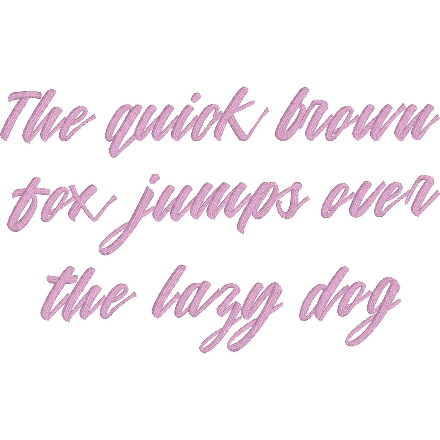 Mattilda Native BX Embroidery Font - Satin Stitch Alphabet (6 Sizes)