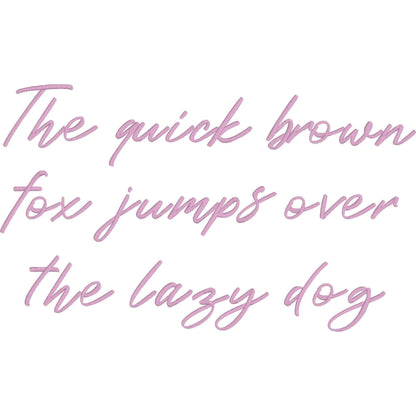 Roustel Native BX Embroidery Font - Satin Stitch Alphabet (5 Sizes)