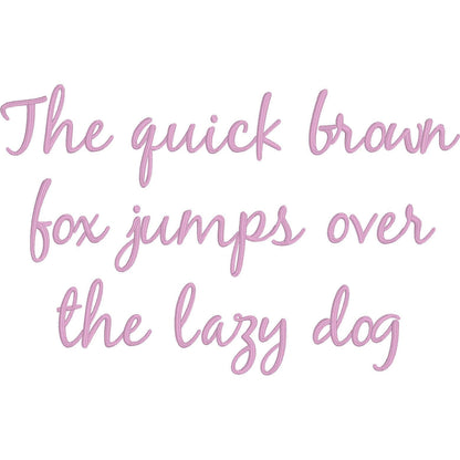 Black Jack Native BX Embroidery Font - Satin Stitch Alphabet (10 Sizes)
