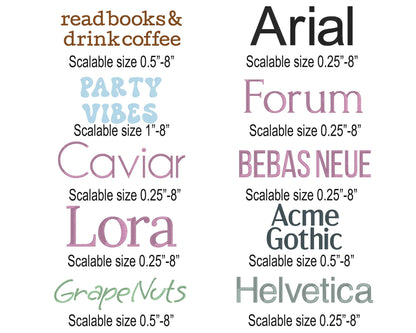 Top 30 Native BX Embroidery Fonts - Satin Stitch Alphabet (0.25-8in)