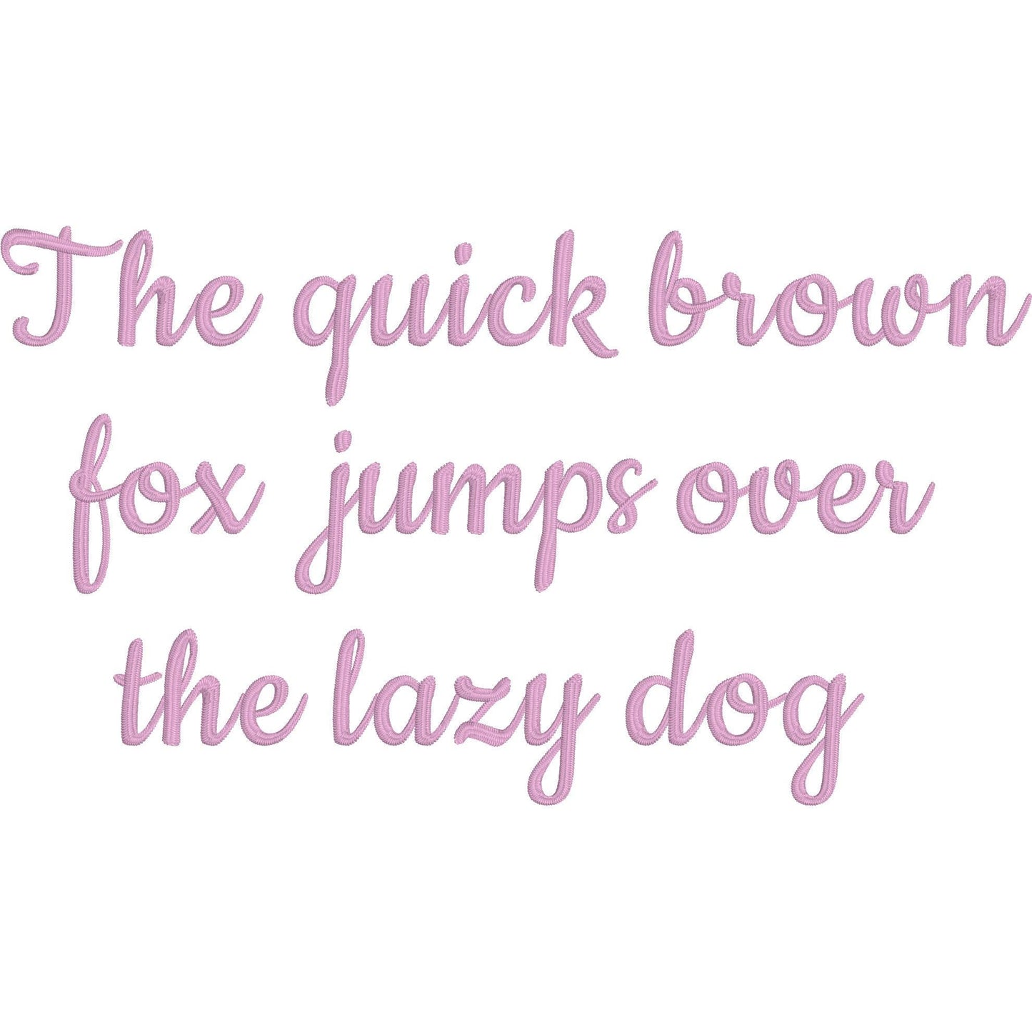 Cookie Native BX Embroidery Font - Satin Stitch Alphabet (10 Sizes)