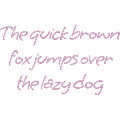 Grape Nuts Native BX Embroidery Font - Satin Stitch Alphabet (10 Sizes)